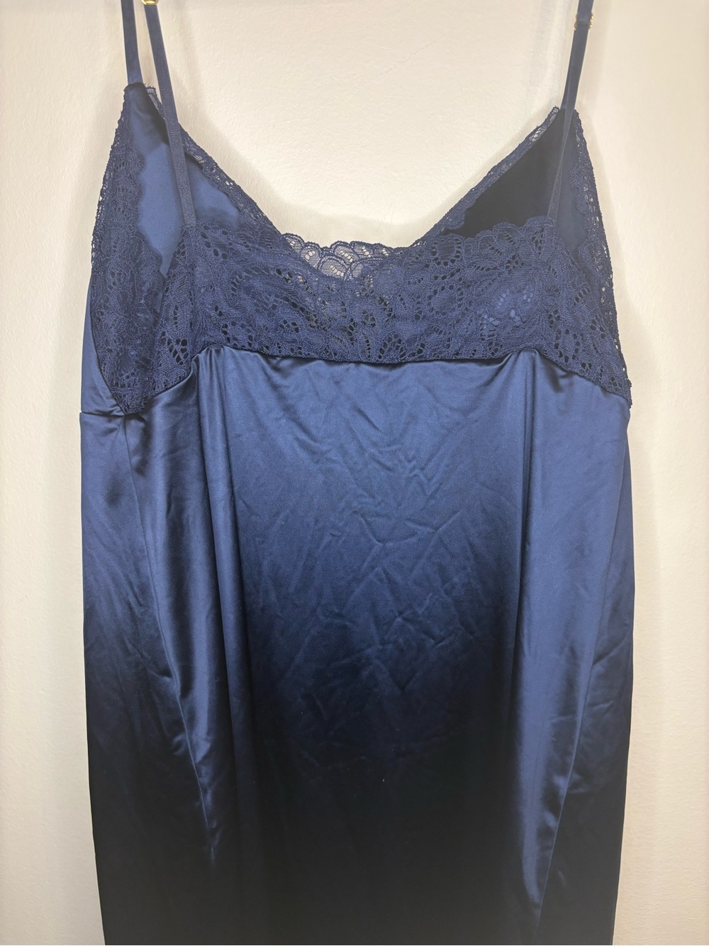 Soma Navy Lace-Trim Slip - Picture 3 of 4